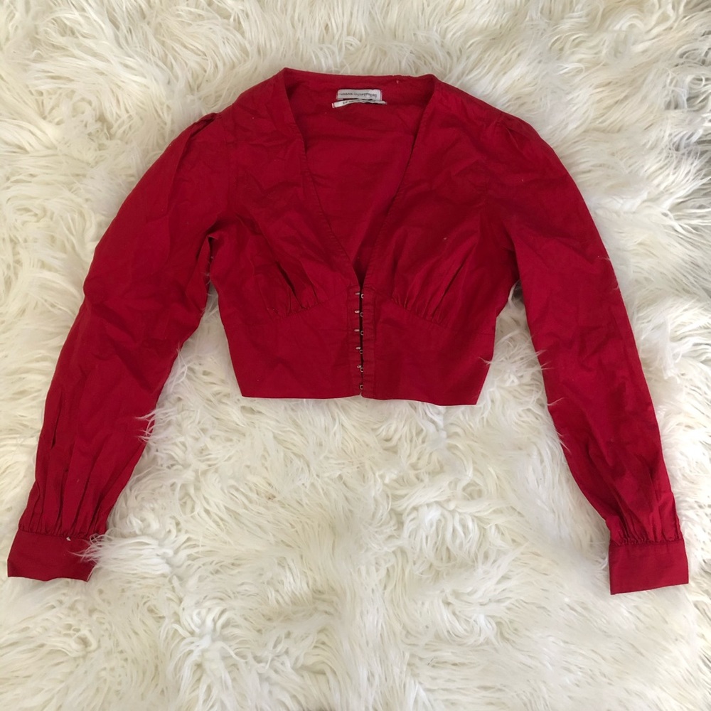Red Crop Top